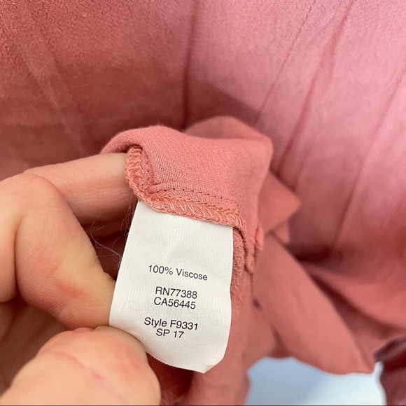 MADEWELL Du Jour Tunic Shift Dress Dusty Pink {W37} - Picture 5 of 7